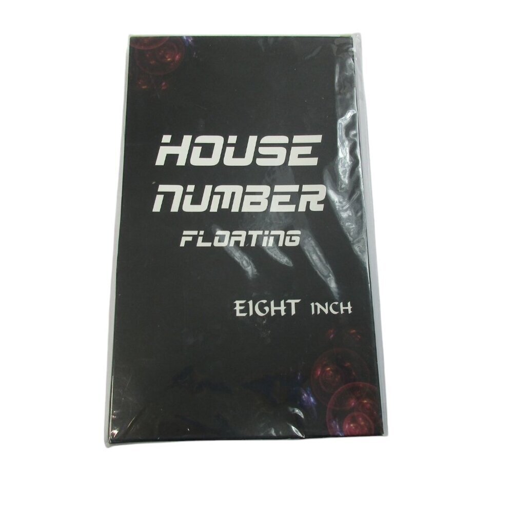 BetLight‎ 8 Inch Modern Outside Stainless Steel Floating Home Address Number 1